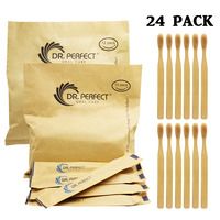 N-amboo Bamboo Toothbrush Soft Natural Bristles (24 PCS)