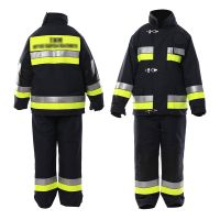 anti fire fireman clothing suit fire fighting equipmentAnti Aramid material Fire Fighting suit