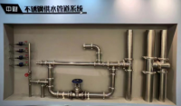 Double compression thin-walled stainless steel water supply pipes