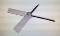 Four Sway Leaves Opening Turbine Blender Four Pitched Blades Integral Open Turbine Impeller