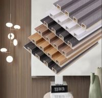 Fashionable Style Wood Plastic Material Pvc Louver Panel For Office