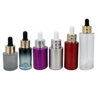 High Quality Glass Serum Pump Bottle For Cosmetics