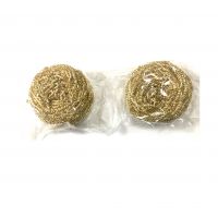Xht Brass Dry Sponge 15g 20g 30g 40g Brass Cleaning Ball For Soldering For Kitchen Cleaning Brass Wire Brush