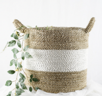 Natural Laundry Basket from Sea Grass