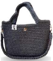 Crochet Midi Bag Astried from Cotton Rope