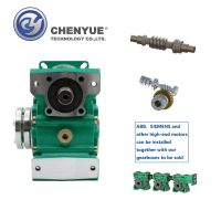 CHENYUE Adjustable Backlash 0.5-2 Arc Minute Worm Gearbox CYCM63 Input shaft 14/19/20/22/24 Output 30 Speed Ratio from 5:1 to 80:1 Free Maintenance