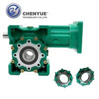 CHENYUE Adjustable Backlash 0.5-2Arc Minute Worm Gearbox CYCM63 Input shaft14/19/20/22/24 Output30 Speed Ratio from 5:1 to 80:1Free Maintenance