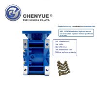 CHENYUE High Torque Worm Gearbox NMRW 063 CY Series Input14/19/22/24mm Output25mm Speed Ratio from 5:1 to 100:1 Suppliers Free Maintenance