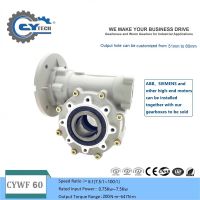 CHENYUE Large Output Bore Worm Gearbox CYWF 60 Input 35mm Output 60mm Ratio 5:1/100:1 Torque 200-647N.m Engine 7.5Kw Free Maintenance