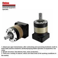 PLE120 Round Flange Planetary Gearbox Reducer with 22mm Input Shaft Gear Ratio 4:1 to 100:1, Compatible with 130 AC Servo Motors, Ideal for Industrial Applications