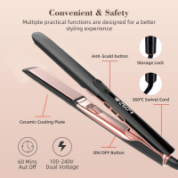 Costomize Hair Straightener S307 Rapidstyle Pro: Combining The Quick Heating Feature With Long-lasting Hairstyling Results.