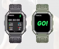 KR06 Smartwatch GPS Track 1.8 Big Screen 320Mah Long Battery IP67 Life Waterproof Men Sports Smart Watch 2024
