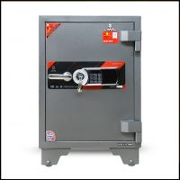 Vaultix Vx65e7 Fire Proof Steel Digital Safebox Grey - 65x42x44 Cm