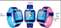 Q12 Kids Smart Watch With Sim Card Ip67 Waterproof Sos Camera Smartwatch Phone Gps Tracker Watch Children