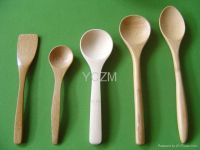 Various carbonized bamboo spoon