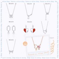 925 silver necklace&earrings