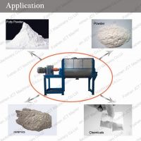Industrial SS304 Horizontal Ribbon Mixer Cement Powder Blender Machine