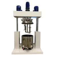 Automatic Control System Clear Silicone Sealant Making Machine Plant Double Shaft Dust Mixer With Technical Formula