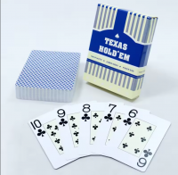 Custom Printed Premium Plastic Big Character Waterproof Poker Playing Card Printing Make Pvc Anti Break Durable Playing Cards