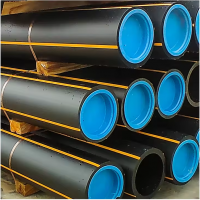 Hdpe Pipe For Gas Rehabilitation Slurry Transportation Landfill Chemical Pipe