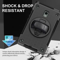 [ Kickstand Tablet Case ] Hand Strap Shockproof Tablet Case For 360 Samsung Galaxy Tab A9 A9+ Plus 8.7 11 Inch Case