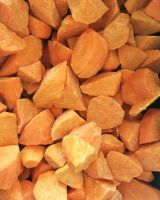 Frozen fresh sweet potato dice fresh fruit