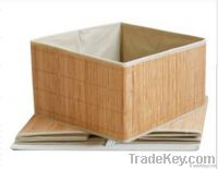 folding bamboo basket