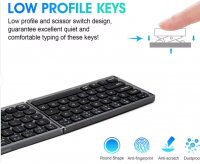 clavier sans fil pliant stylish wireless mini portable bt wireless foldable keyboard &amp;amp;amp;amp;amp;amp;amp; mouse folding keyboard with touchpad