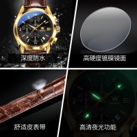 Oulishi Brand Watches Wholesale Cross-border Foreign Trade Quartz Watch Three Eyes Six Needle Timing Sports Men's Watch Men's Watch