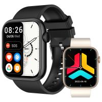 Smart Watch, the new Bluetooth call temperature, heart rate, blood oxygen, blood oxygen monitoring voice assistant movement pedometer