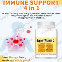 Natural Organic Dietary Fiber Chewable Tablet Vitamin C Ascorbate Supplement