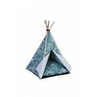 Buster and Beau Cat Cave Teepee Tropics 47*47*75cm Cat Bed