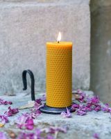 100% Organic Hand-rolled Beeswax Candles Ritual Candles, Church Candle, Wish Candles Beeswax Pillar Candle,