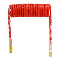 Quality Soft No Smelling Nylon PU PA Flexible Spiral Trailer Coil Air Brake Hose For Trucks