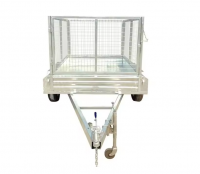 Australia Standard Galvanized Tandem Axle Box Trailer
