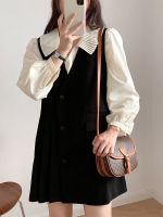  Shanghai Laneige Suit Dress Women's 2024 Spring Dress New Korean Version Loose Small Man Pleated Vest 111207