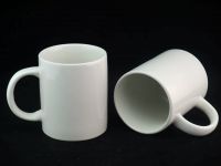 Wholesale 11oz Vintage Cream White Diner Mugs Custom Ceramic Diner Coffee Mug