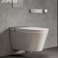 JOMOO Wall Hung Mounted Smart Toilet External Remote Button ECO Flush Siphon Flushing Toilet Wiht Concealed Toilet Tank