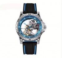 MUSANFIGO Men's Hollow out Fully Automatic Mechanical Watch Original Genuine Men's Famous Watch Night Glow Fashion Gift Watch