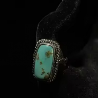 Handmade 925 Sterling Silver Ring with Turquoise Gemstone Ring Wholesale Jewelry Suppliers