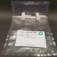 Tedlar Sample Bag for Vapor, Air and Gas Analysis, PVF Film with Dual Polypropylene Fiiting Valves