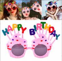 Funny birthday glasses creative party accessories