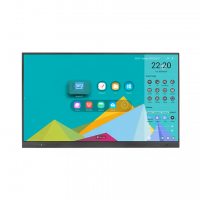 75 inch interactive flat panel touch display Android 13.0 4K UHD smart white boards multiple language free software OEM branding