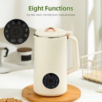 Multifunctional Automatic Homemade Nut Milk Maker Machine Soy Almond Oat Coconut Juice, Maker With  Auto Clean