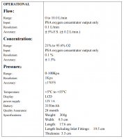 RP-01  Winpower Handheld ultrasonic oxygen analyzer for PSA concentrator Detect purity, flow, and pressure(21-95.6% , 0-20L, 0-100Kpa) 2024 gas analyzer