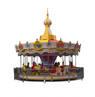 Children's Horse Playground Equipment Ride Small Indoor Carousel For Kids