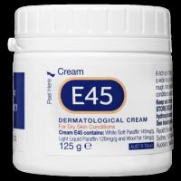 E45 Dermatological Cream 125g for Dry Skin Conditions and Eczema Non-Greasy