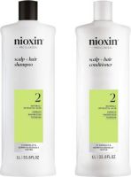 Nioxin System 2 Cleanser Shampoo and Scalp Therapy Conditioner Duo 33.8 Oz
