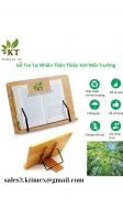Reading Shelf, Reading Rack, Prayer Rack Made of All-Natural Bamboo Wood