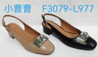 Womens Low Heel Slingback Sandals Elegant and Comfortable F3079-L977